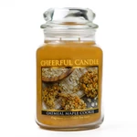 Kép 1/3 - Cheerful Candle® Cheerful Candle® Oatmeal maple Cookie nagy üveggyertya 680 g