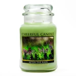Kép 1/3 - Cheerful Candle® Cheerful Candle® After the Rain nagy üveggyertya 680 g