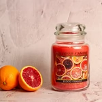 Kép 3/4 - Cheerful Candle® Blood Orange nagy üveggyertya 680 g