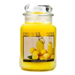 Kép 1/3 - Cheerful Candle® Cheerful Candle® Limoncello nagy üveggyertya 680 g