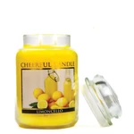 Kép 2/3 - Cheerful Candle® Limoncello nagy üveggyertya 680 g