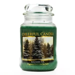 Kép 1/4 - Cheerful Candle® Balsam Fir nagy üveggyertya 680 g