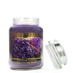 Kép 2/3 - Cheerful Candle® Lavender Vanilla nagy üveggyertya 680 g