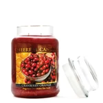 Kép 2/3 - Cheerful Candle® Cranberry Orange nagy üveggyertya 680 g