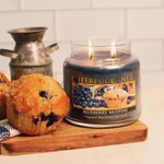 Kép 4/4 - Cheerful Candle® Blueberry Muffins közepes üveggyertya 454 g