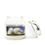 Kép 2/3 - Cheerful Candle® Crisp Cotton közepes üveggyertya 454 g