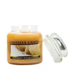 Kép 2/3 - Cheerful Candle® Gourmet Sugar Cookie közepes üveggyertya 454 g