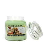 Kép 2/3 - Cheerful Candle® Pistachio & Honey közepes üveggyertya 454 g