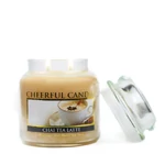 Kép 2/3 - Cheerful Candle® Chai Tea Latte közepes üveggyertya 454 g