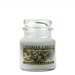 Kép 1/3 - Cheerful Candle® Cheerful Candle® Chamomile &amp; Amber Mist közepes üveggyertya 454 g