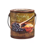 Kép 1/3 - Cheerful Candle® Farm Fresh Blueberry Muffins nagy üveggyertya 567 g