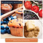 Kép 3/4 - Cheerful Candle® Blueberry Muffins közepes üveggyertya 454 g