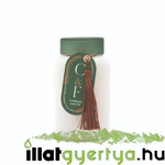 Kép 1/3 - Cypress & Fir fehér üveggyertya zöld fedővel