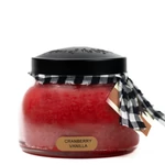 Kép 1/3 - Keepers of the Light® Cranberry Vanilla közepes üveggyertya 624 g