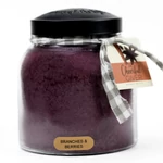 Kép 1/3 - Keepers of the Light® Keepers of the Light® Branches &amp; Berries nagy üveggyertya 964 g