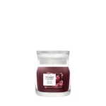 Kép 1/2 - Yankee Candle Black Cherry Signature kis üveggyertya 110 g