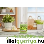 Kép 2/2 - Granny Smith nagy üveggyertya