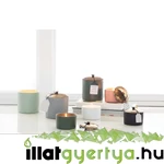 Kép 2/2 - Bergamot & Mahogony Hygge nagy kerámia gyertya
