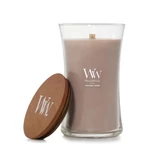 Kép 4/9 - WoodWick® Patchouli Créme nagy üveggyertya 609 g