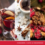 Kép 3/4 - Yankee Candle® Sparkling Cinnamon Signature közepes üveggyertya 368 g