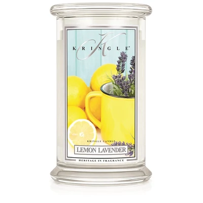 Kringle Candle® Lemon Lavender nagy üveggyertya