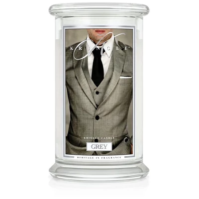 Kringle Candle® Grey nagy üveggyertya