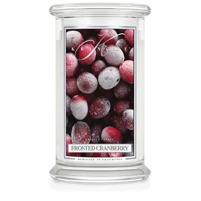 Kringle Candle® Frosted Cranberry nagy üveggyertya