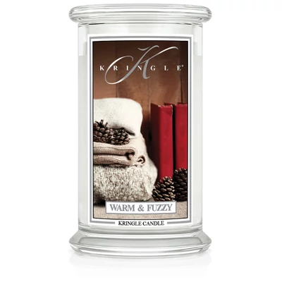 Kringle Candle® Warm & Fuzzy nagy üveggyertya