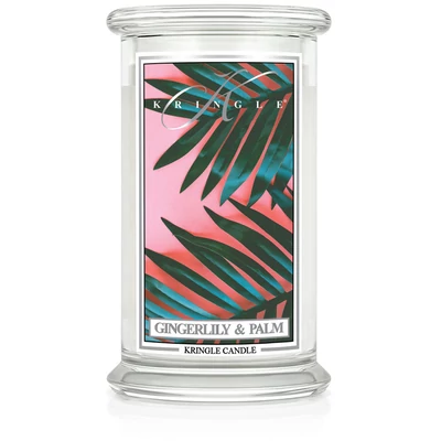 Kringle Candle® Gingerlily & Palm nagy üveggyertya