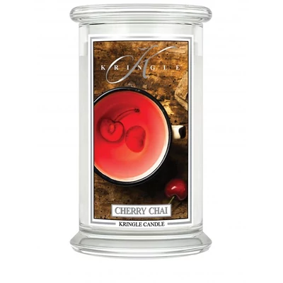 Kringle Candle® Cherry Chai nagy üveggyertya