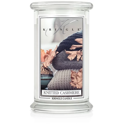 Kringle Candle® Knitted Cashmere nagy üveggyertya