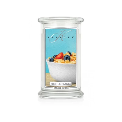 Kringle Candle® Fruit & Flakes nagy üveggyertya