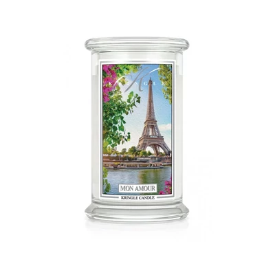 Kringle Candle® Mon Amour nagy üveggyertya