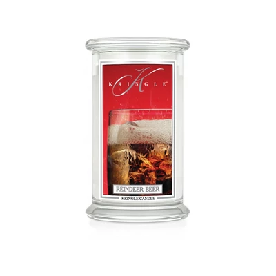 Kringle Candle® Reindeer Beer nagy üveggyertya