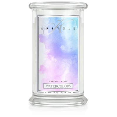 Kringle Candle® Watercolors nagy üveggyertya