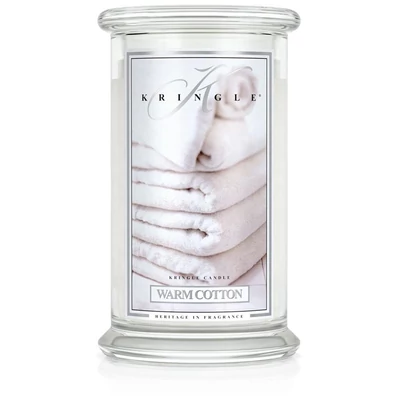Kringle Candle® Warm Cotton nagy üveggyertya