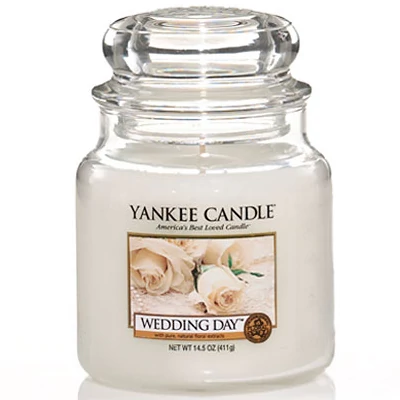 Yankee Candle® Wedding Day klasszikus közepes üveggyertya