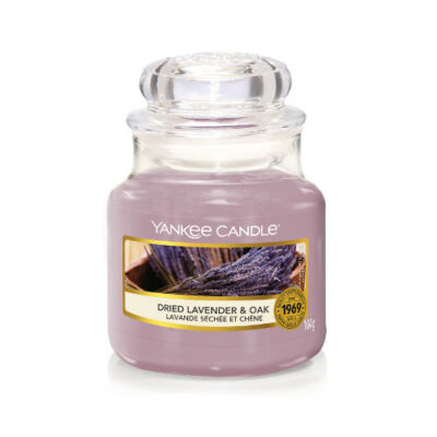 Dried Lavender & Oak klasszikus kis üveggyertya