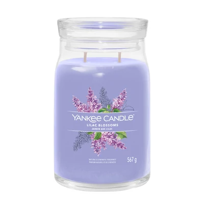 Yankee Candle® Lilac Blossoms Signature nagy üveggyertya