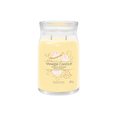 Yankee Candle® Vanilla Cupcake Signature nagy üveggyertya