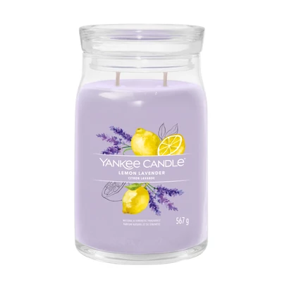 Yankee Candle® Lemon Lavender Signature nagy üveggyertya