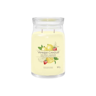 Yankee Candle® Iced Berry Lemonade Signature nagy üveggyertya