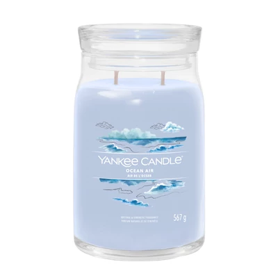 Yankee Candle® Ocean Air Signature nagy üveggyertya