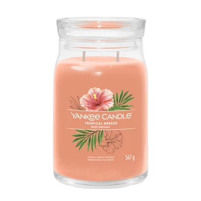 Yankee Candle® Tropical Breeze Signature nagy üveggyertya