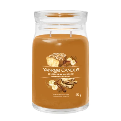 Yankee Candle® Spiced Banana Bread Signature nagy üveggyertya