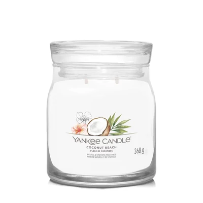 Yankee Candle® Coconut Beach Signature közepes üveggyertya