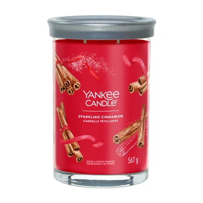 Yankee Candle® Sparkling Cinnamon Signature nagy poharas gyertya