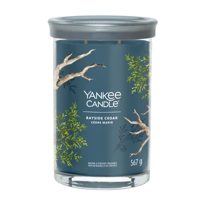 Yankee Candle® Bayside Cedar Signature nagy poharas gyertya