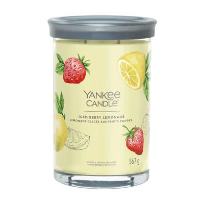 Yankee Candle® Iced Berry Lemonade Signature nagy poharas gyertya