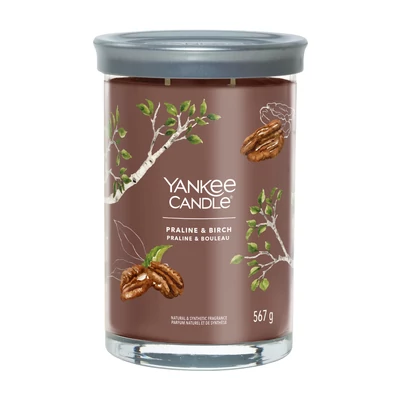 Yankee Candle® Praline &amp; Birch Signature nagy poharas gyertya